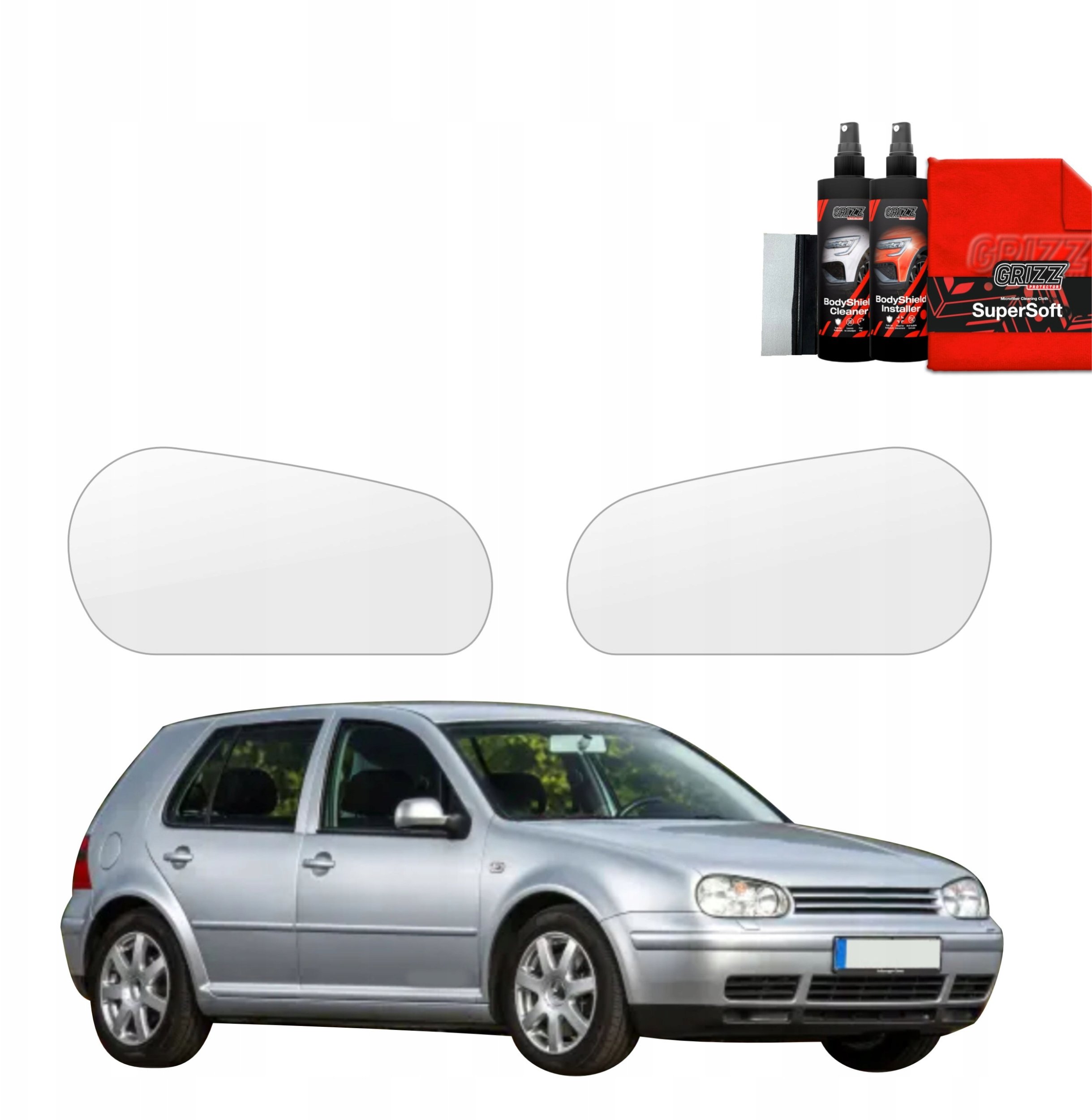 GrizzGlass  lampy GrizzGlass BodyShield do Volkswagen